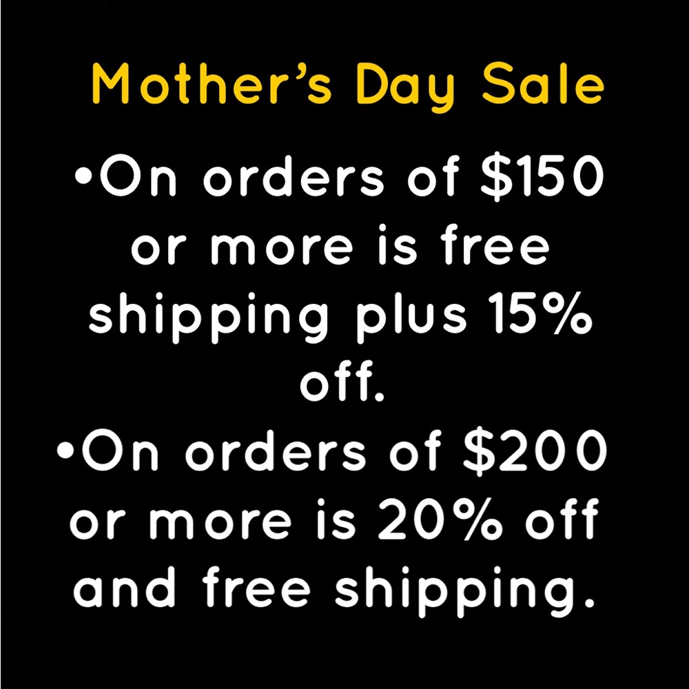 Mother’s Day Sale